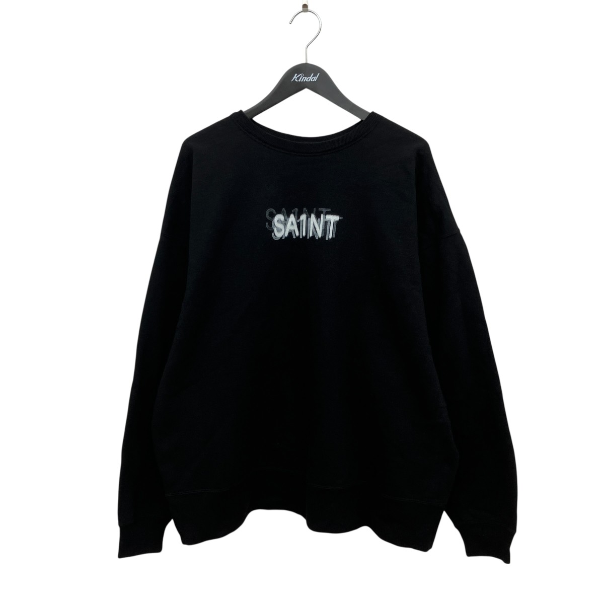 【中古】 SAINT MICHAEL　 SEVEN DEADLY CRW N SWT トレーナー SM-HR8-0000-044 ブラック サイズ：XL 【240326】（セントマイケル）