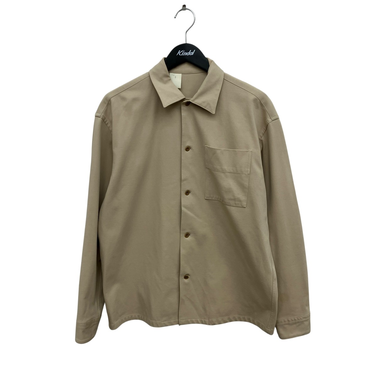 【中古】 N．HOOLYWOOD　 ワークシャツ 181-SH05-001 ベージュ サイズ：38 【240326】（エヌハリウッド）