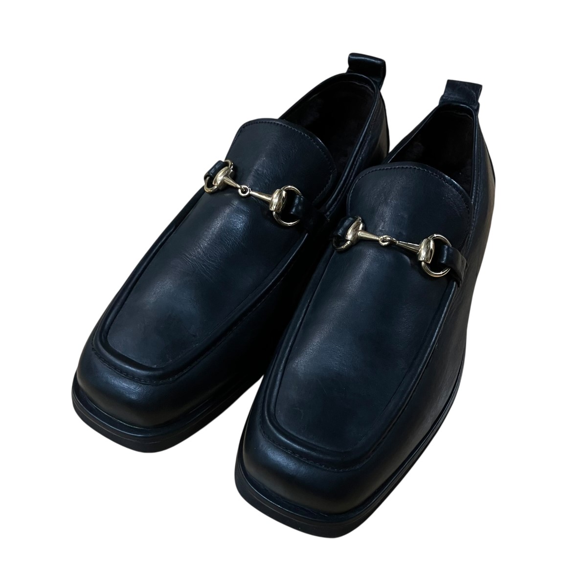 【中古】<br>GUCCI<br>ビットローファー ブラック サイズ：40<br>【価格見直し】