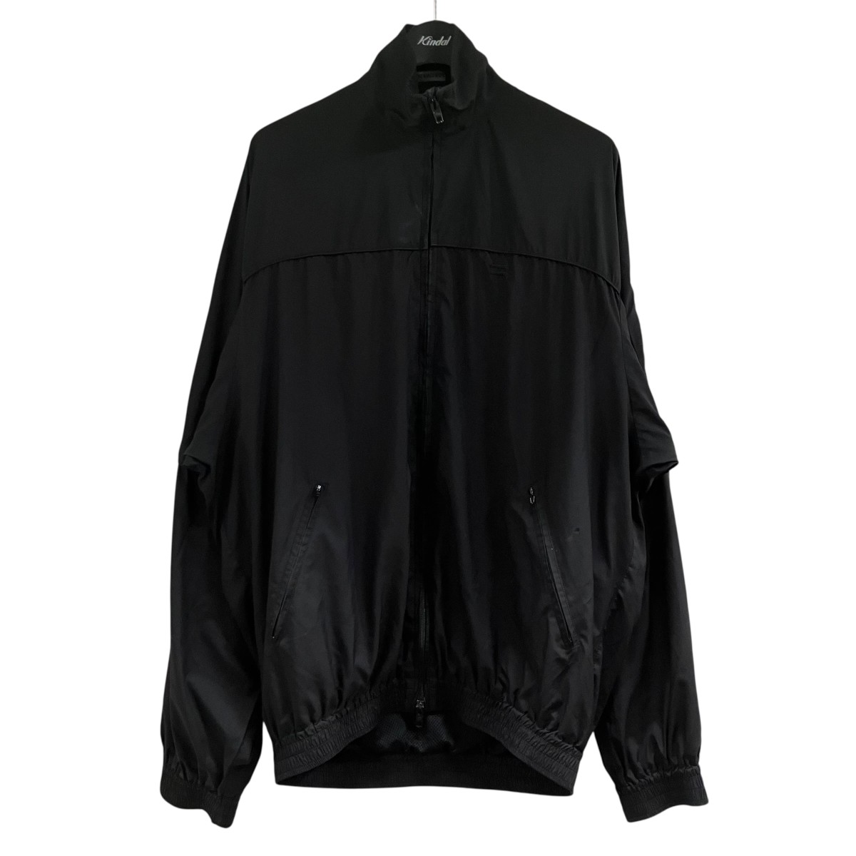 【中古】 BALENCIAGA　 ナイロントラックジャケット ブラック サイズ：44 【240326】（バレンシアガ）