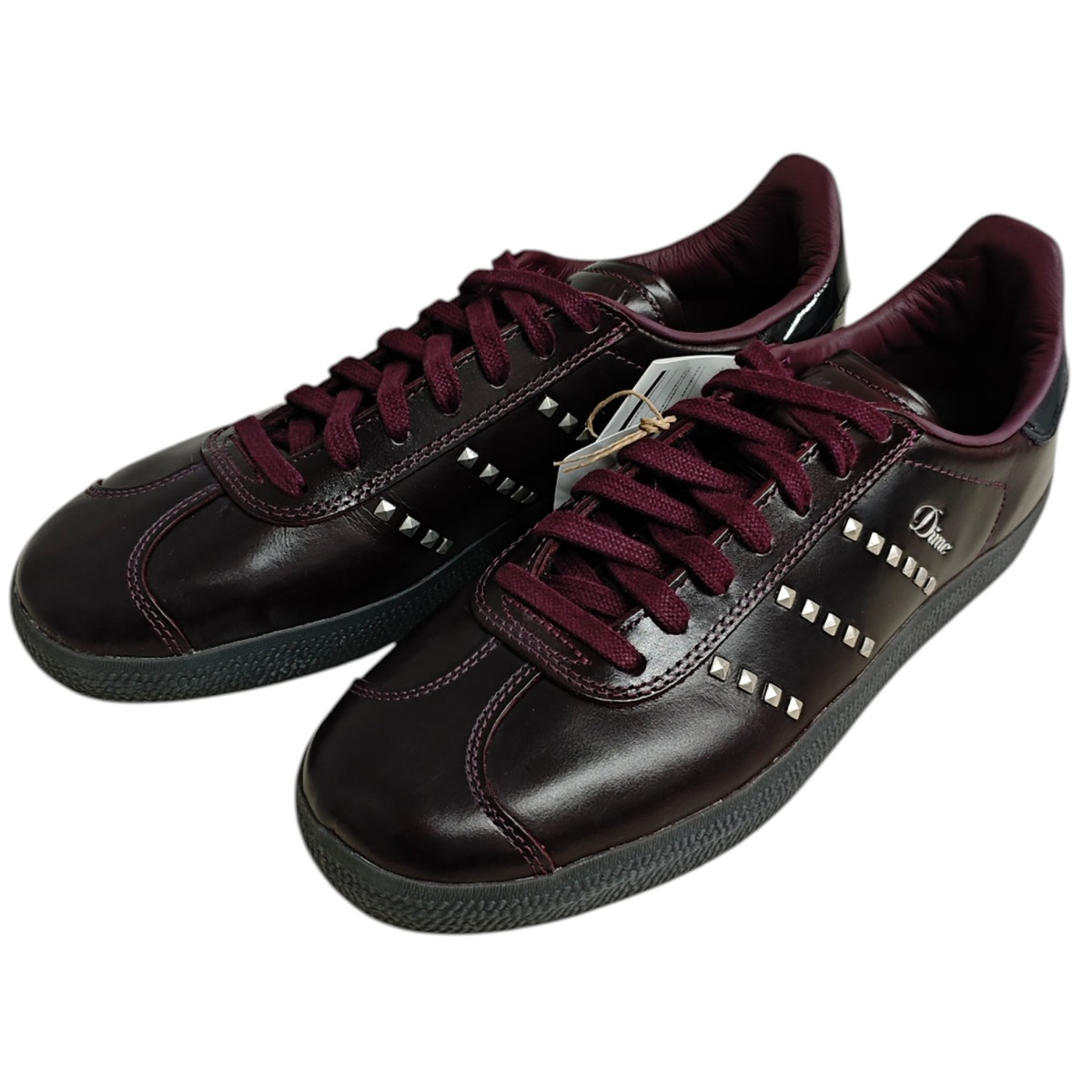 【中古】 adidas originals×Dime　 Gazelle ADV スニーカー バーガンディー サイズ：26.5cm 【240326】（アディダスオリジナルス×ダイム）