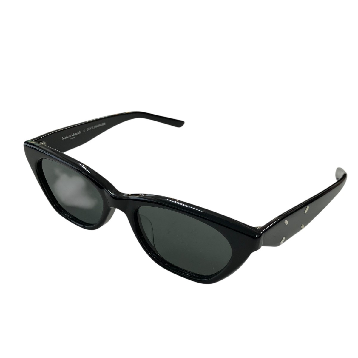 【中古】 Maison Margiela8×GENTLE MONSTER　 「MM208」サングラス ブラック 【240326】（メゾンマルジェラ8×ジェントルモンスター）