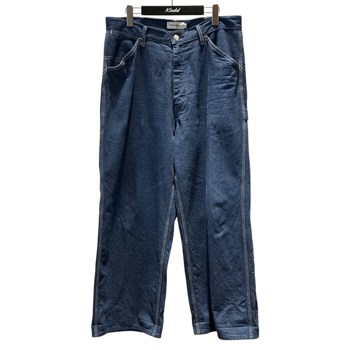 【中古】 COOTIE PRODUCTIONS　 デニムワイドパンツ ブルー サイズ：L 【240326】（クーティープロダクションズ）