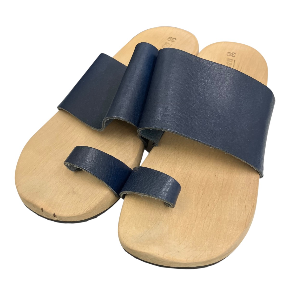 【中古】 Trippen　 サンダル ネイビー サイズ：39(24.5~25cm) 【250326】（トリッペン）