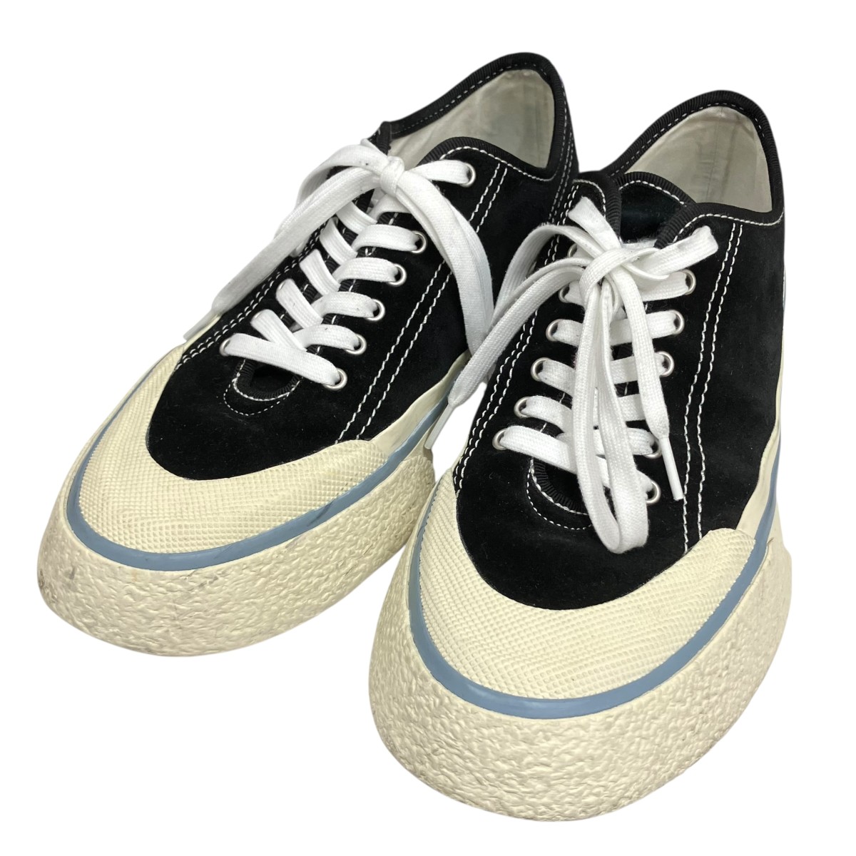 【中古】Eytys LAGUNA スニーカー ブラック×ホワイト×ライトブルー サイズ：28.0cm 【250326】（エイティーズ）