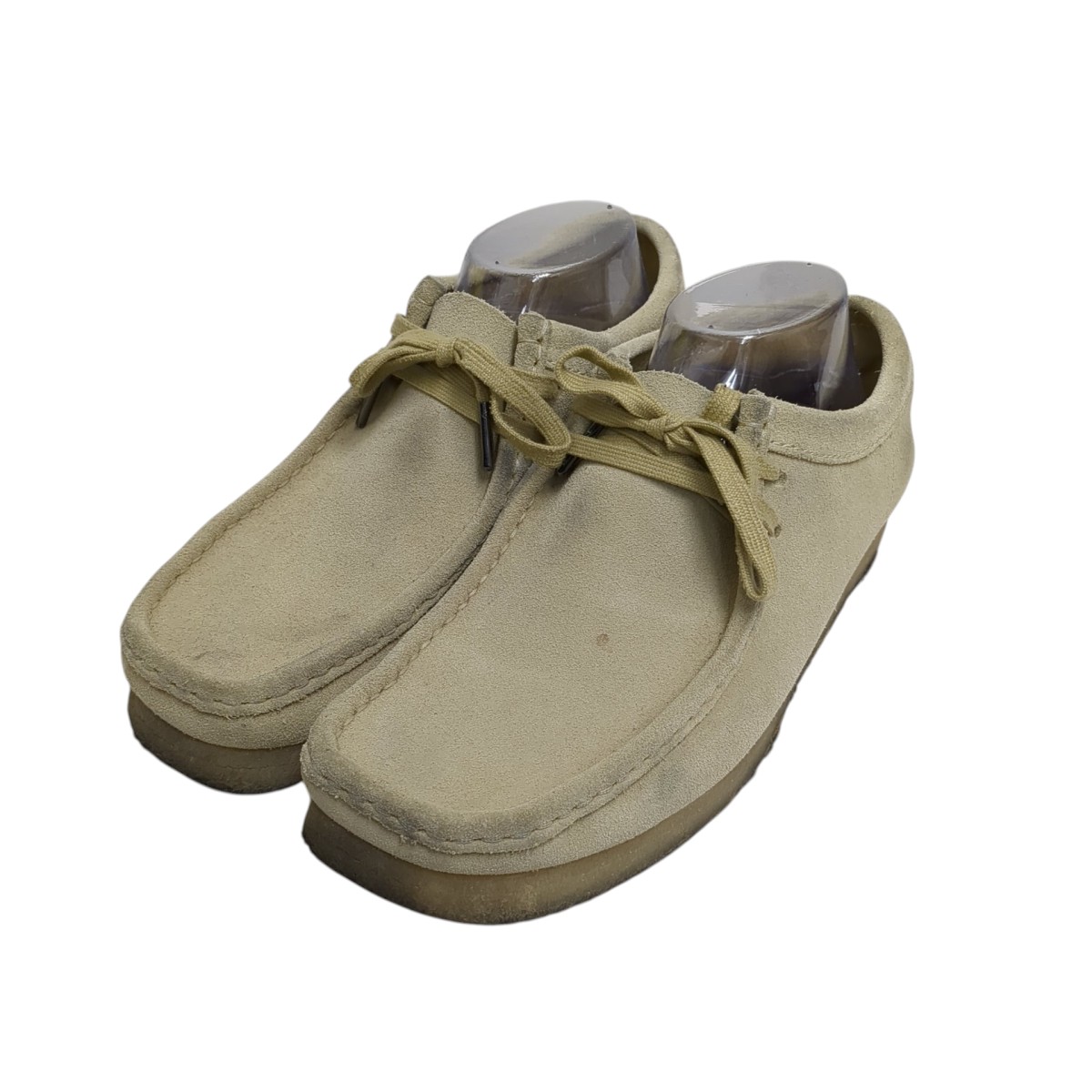 【中古】 CLARKS　 スニーカー ベージュ サイズ：8 【250326】（クラークス）