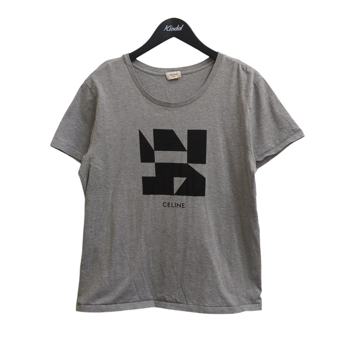【中古】 CELINE　 Tシャツ 2X308933F グレー サイズ：L 【250326】（セリーヌ）