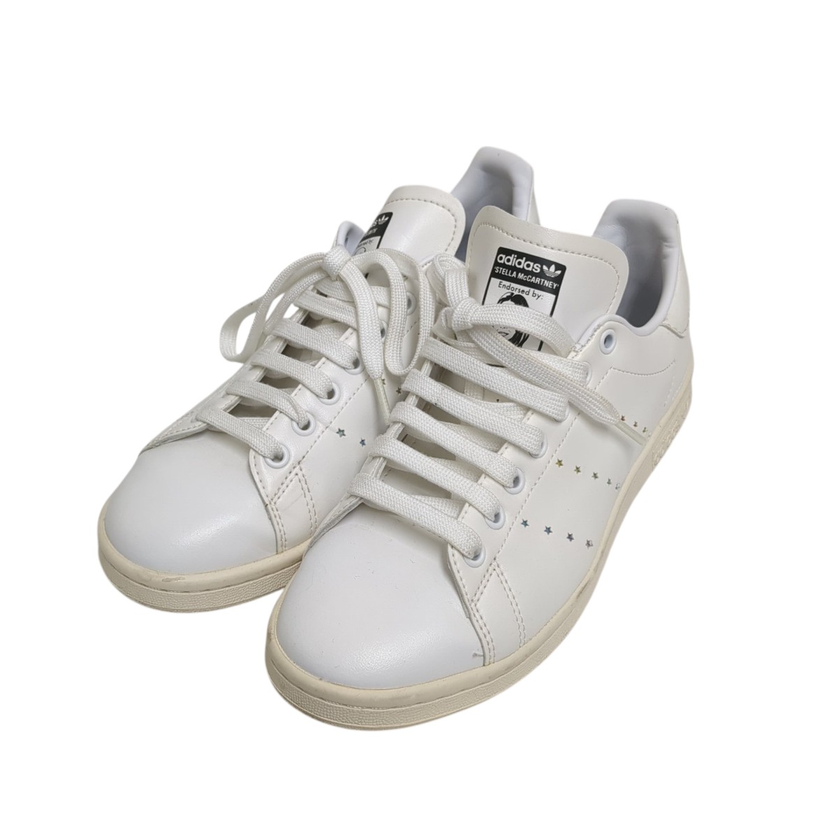 【中古】 adidas×STELLA McCARTNEY　 スニーカー FW6875 ホワイト サイズ：26.5 【250326】（アディダス×ステラマッカートニー）