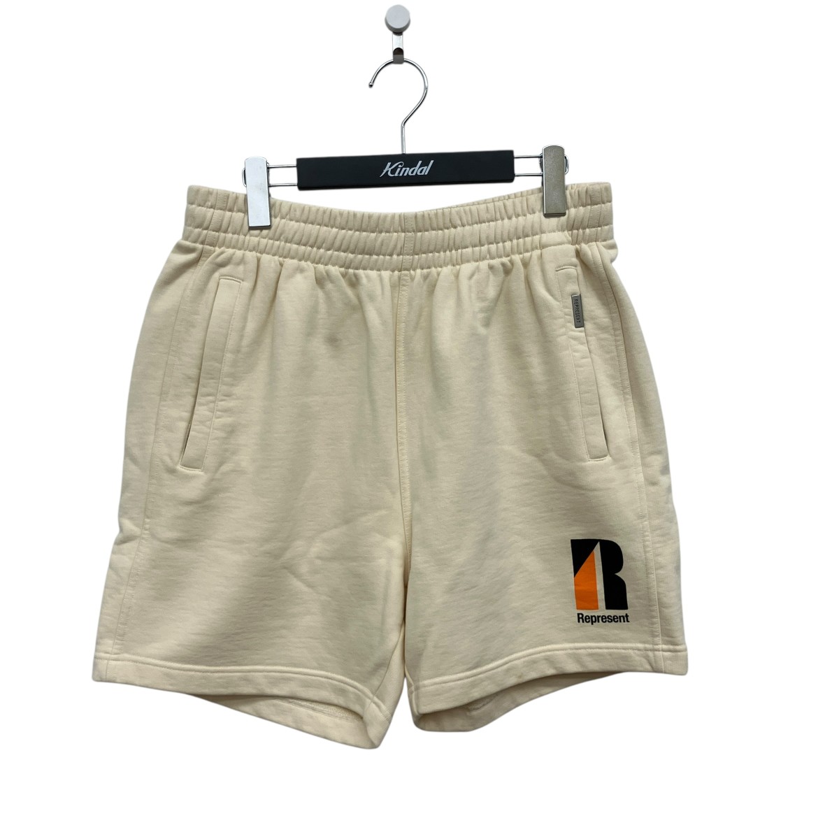 【中古】 REPRESENT　 スウェットショートパンツ オフホワイト サイズ：L 【250326】（リプレゼント）