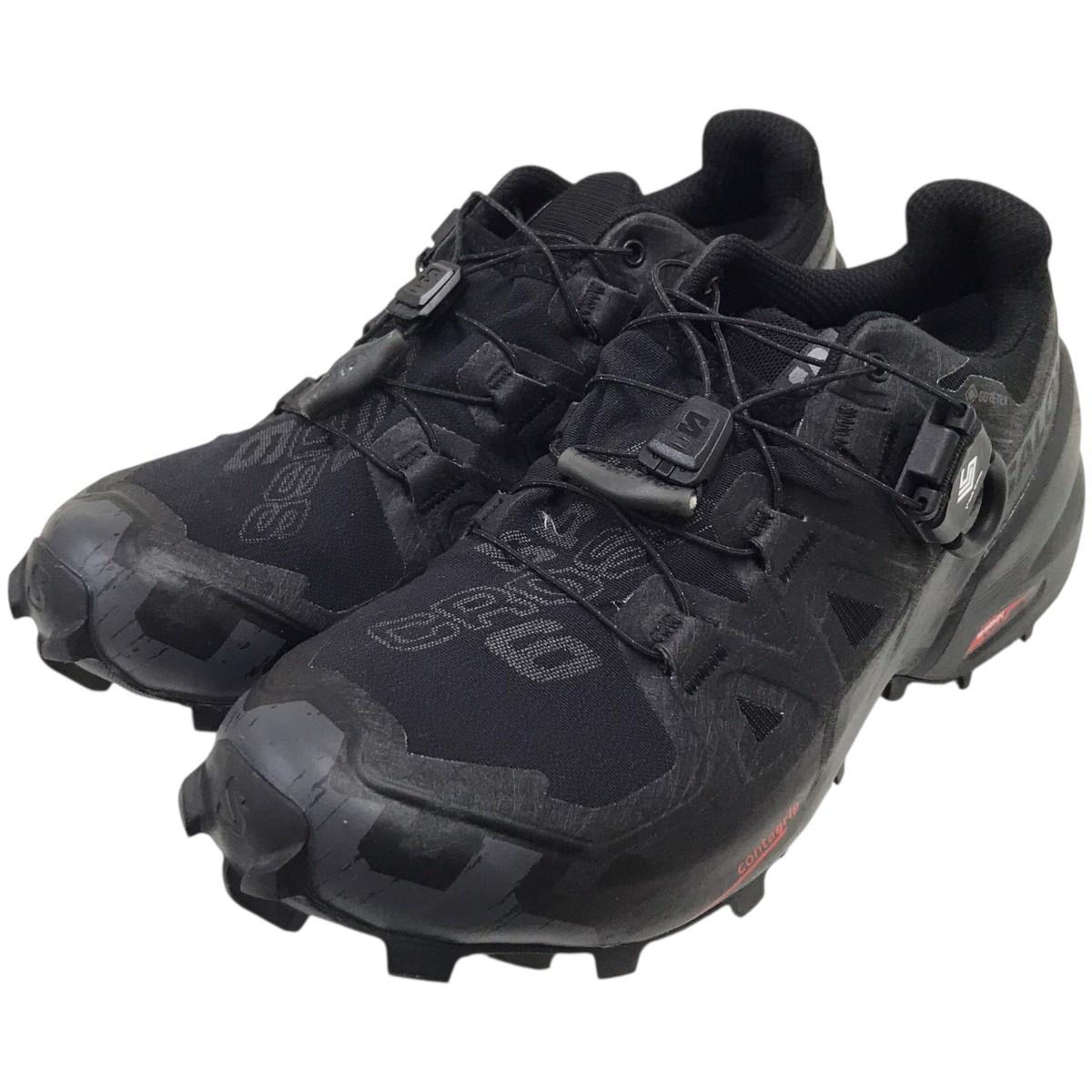 【中古】 SALOMON 「SPEEDCROSS」 ローカットスニーカー 417434 ブラック サイズ：23cm 【価格見直し】