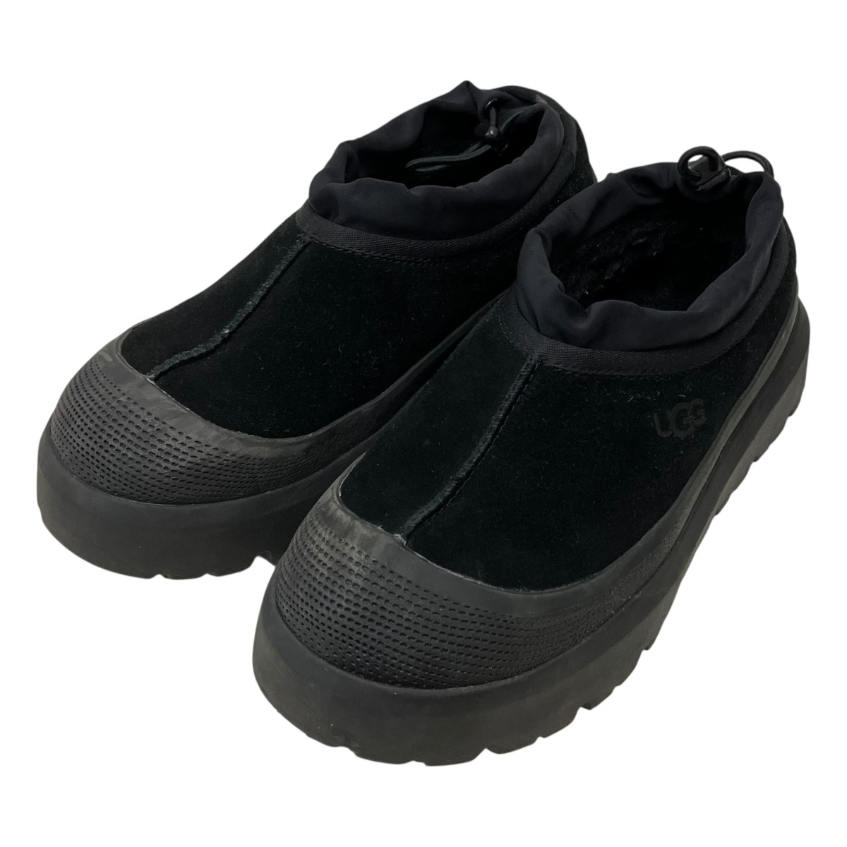 【中古】<br>UGG<br>TASMAN WEATHER HYBRID スリッポン ブラック サイズ：25cm<br>【価格見直し】