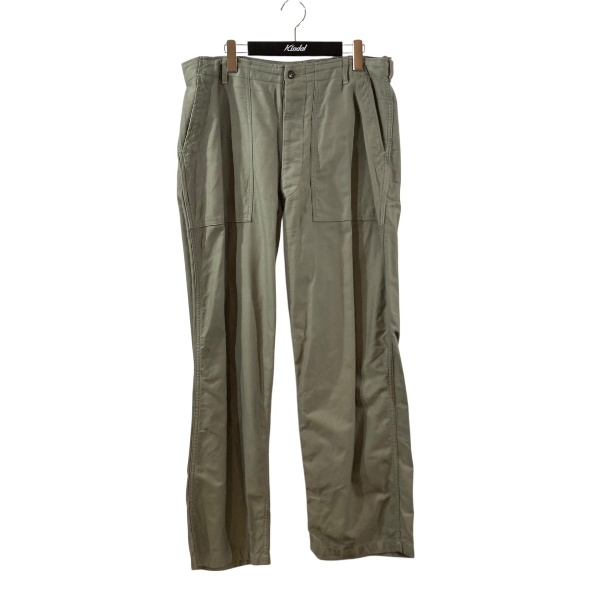 【中古】KAPTAIN SUNSHINE Baker Pants ベイカーパンツ KSBSPT01 オリーブ 大きさ：36 【250326】（旗がしら太陽の光）