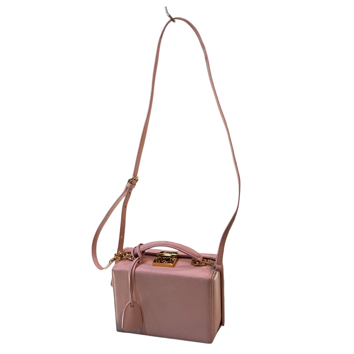 【中古】MARK CROSS 「Grace Box」 ショルダーバッグ サクラ色 【260326】（目じるし差し交わす）