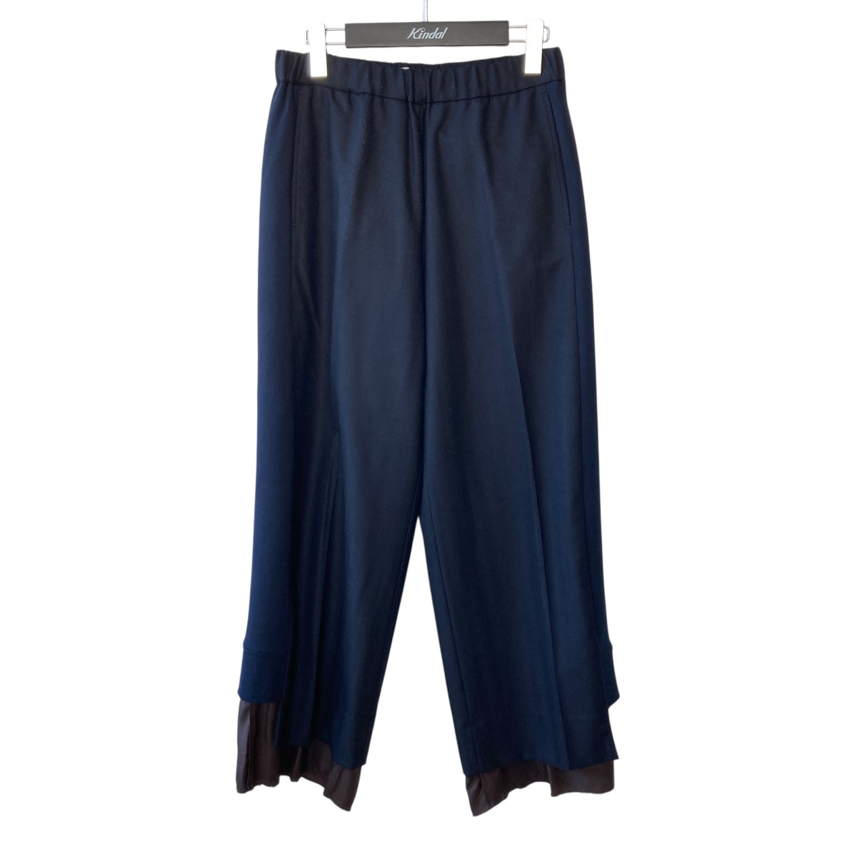 【中古】UNDERCOVER フラノウールイージー スラックスズボン下 UP2D1506-1 米国海軍 大いさ：1 【260326】（アンダー押しかぶせる） ズボン・パンツ-オーダーメイド