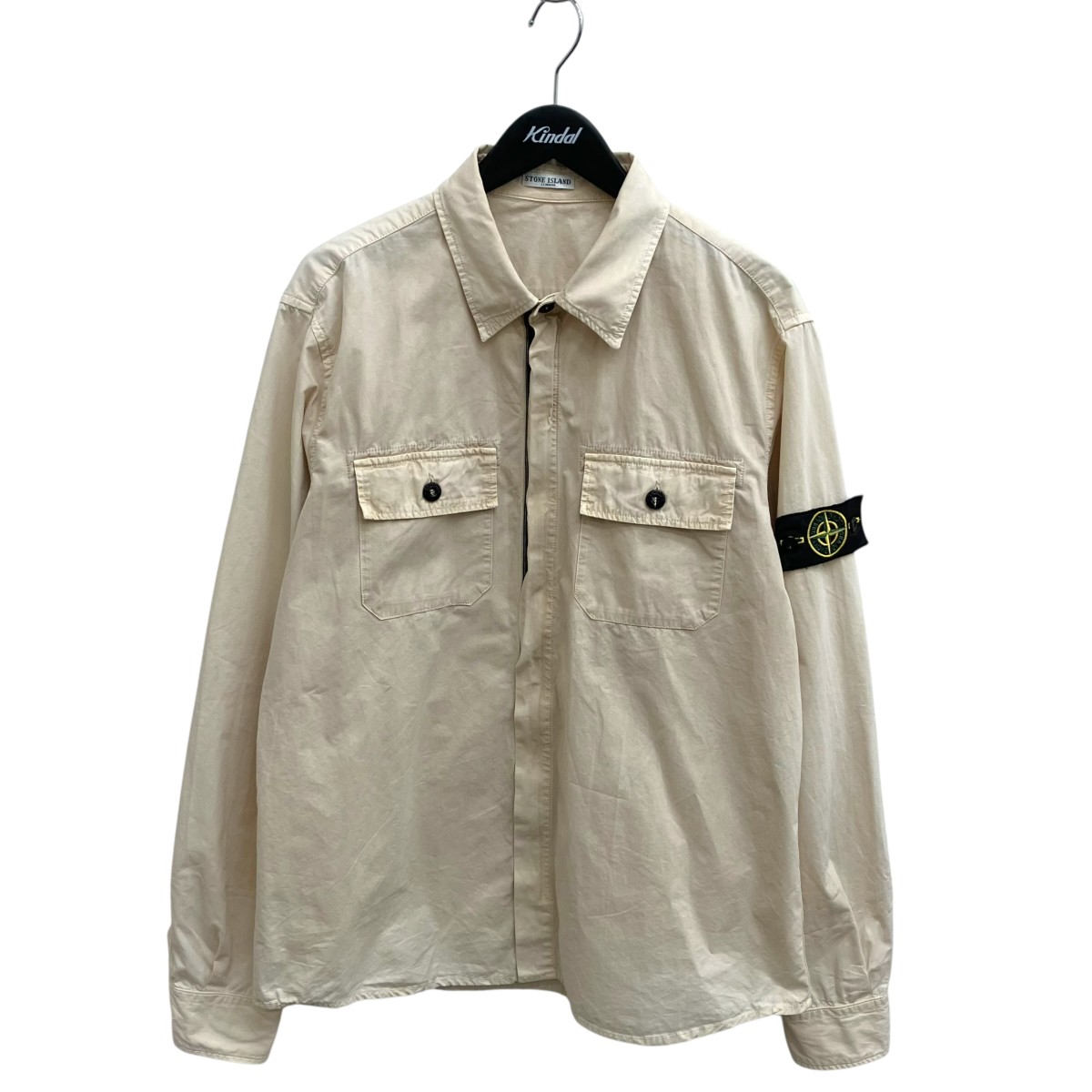 【中古】 STONE ISLAND　 ジャケット 5415228WN／2023 ベージュ サイズ：XL 【260326】（ストーンアイランド）