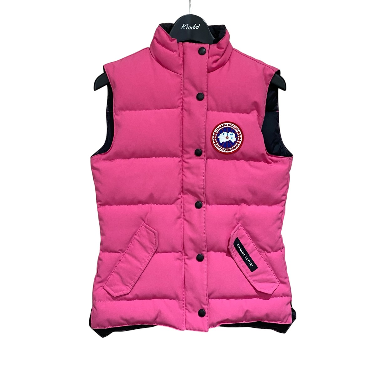 【中古】 CANADA GOOSE　 ダウンベスト 2832JL ピンク サイズ：2XS 【250326】（カナダグース）