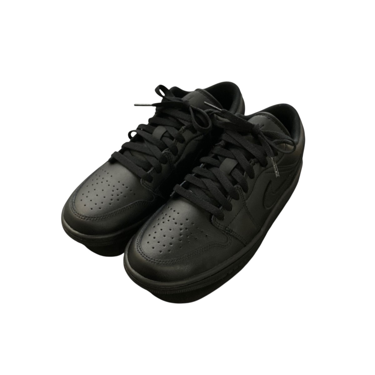 【中古】\u003cBR\u003eNIKE\u003cBR\u003eAIR JORDAN 1 LOW 【TRIPLE BLACK】 スニーカー 553558-093 黒いこと 大きさ：25糎\u003cBR\u003e【通貨価値思いなおす】