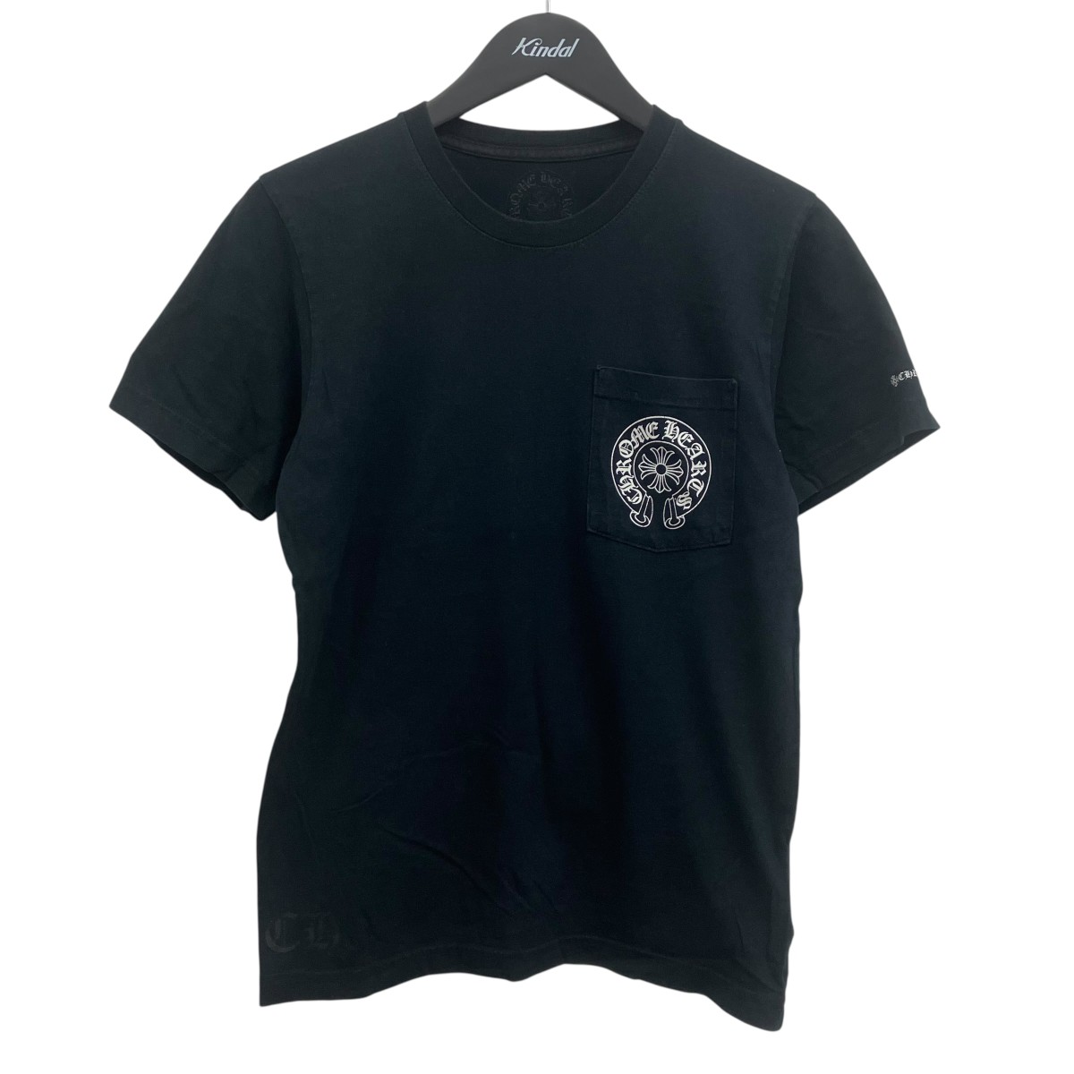 【中古】 CHROME HEARTS　 半袖胸ポケットTシャツ ブラック サイズ：S 【260326】（クロムハーツ）