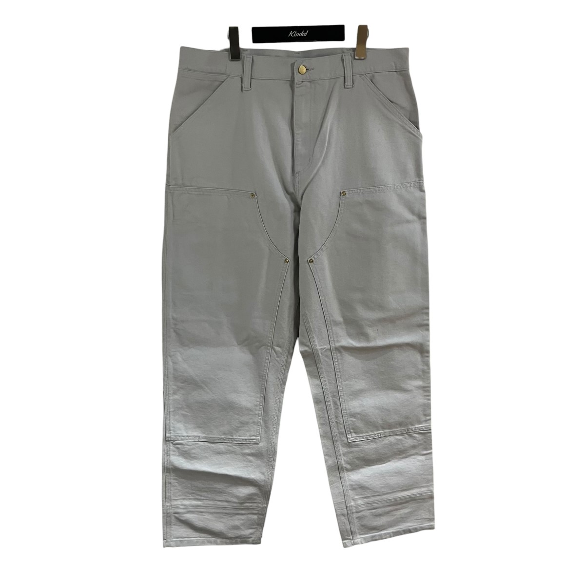 【中古】 CarHartt ダブルニーペインターパンツ ホワイト サイズ：34×32 【価格見直し】
