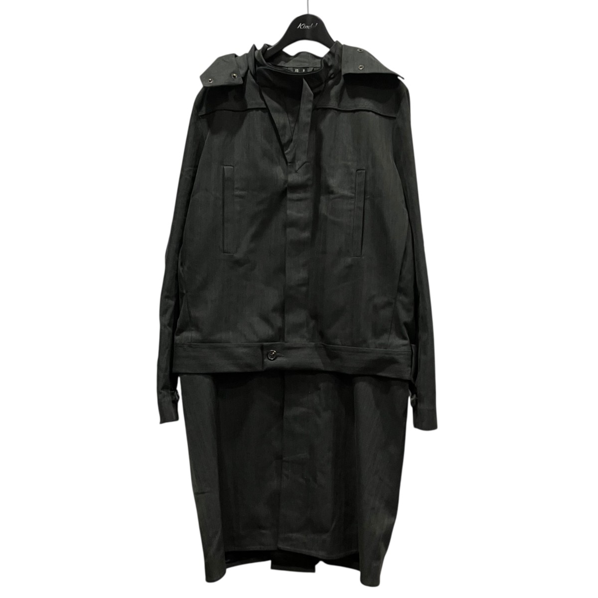 【中古】Norwegian Rain フーデッド2wayコート 55-08-15-0 グレー サイズ:XS-S 【260326】(ノルウェージャンレイン)|ブランド古着のカインドオル