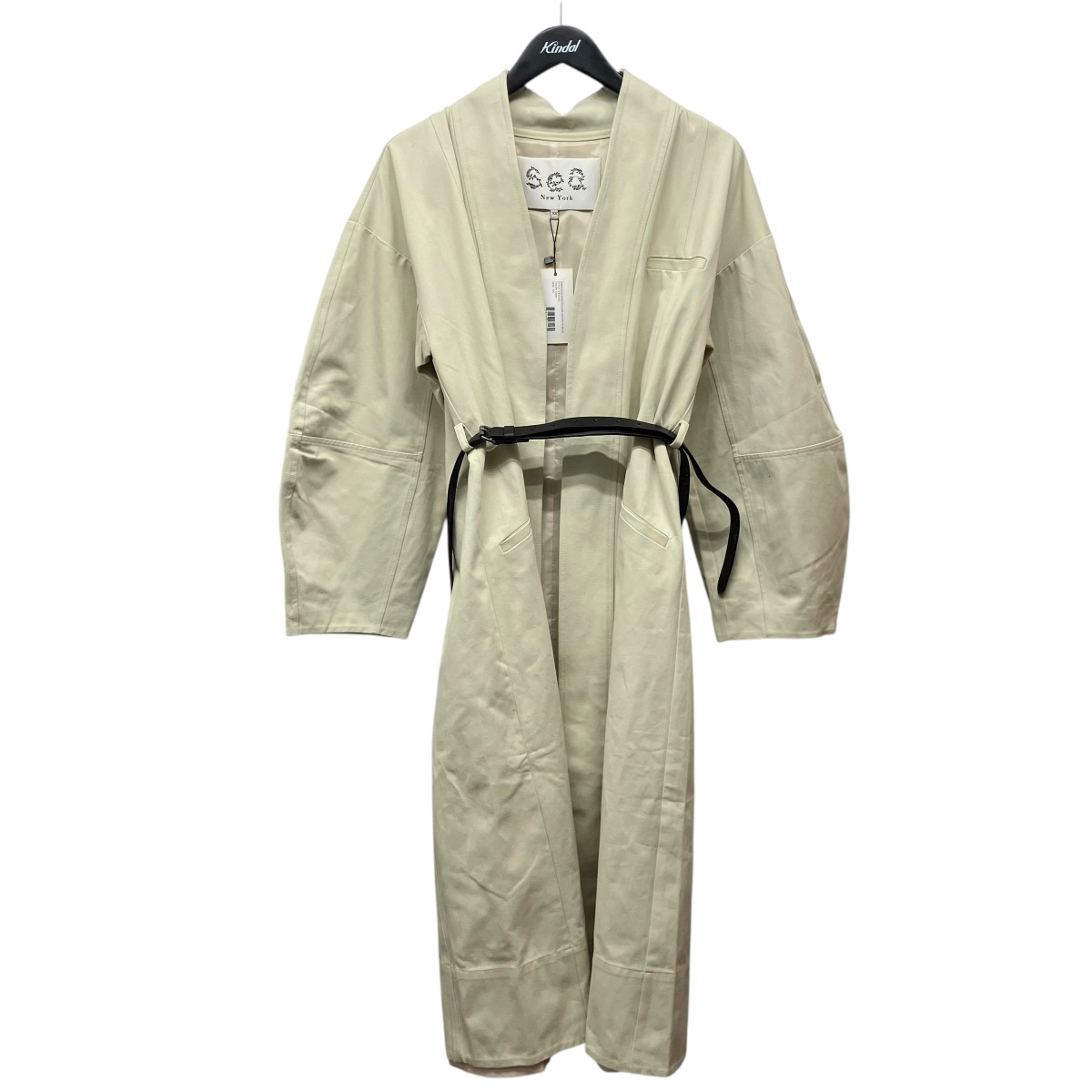 【中古】 Sea NEW YORK　 KERITH SOLID SPORTSWEAR BELTED COAT W POUCH ポーチ付スポ-ツウェアベルテッドコート AW24-032 クリーム サイズ：XS 【260326】（シー ニューヨーク） 23,899円