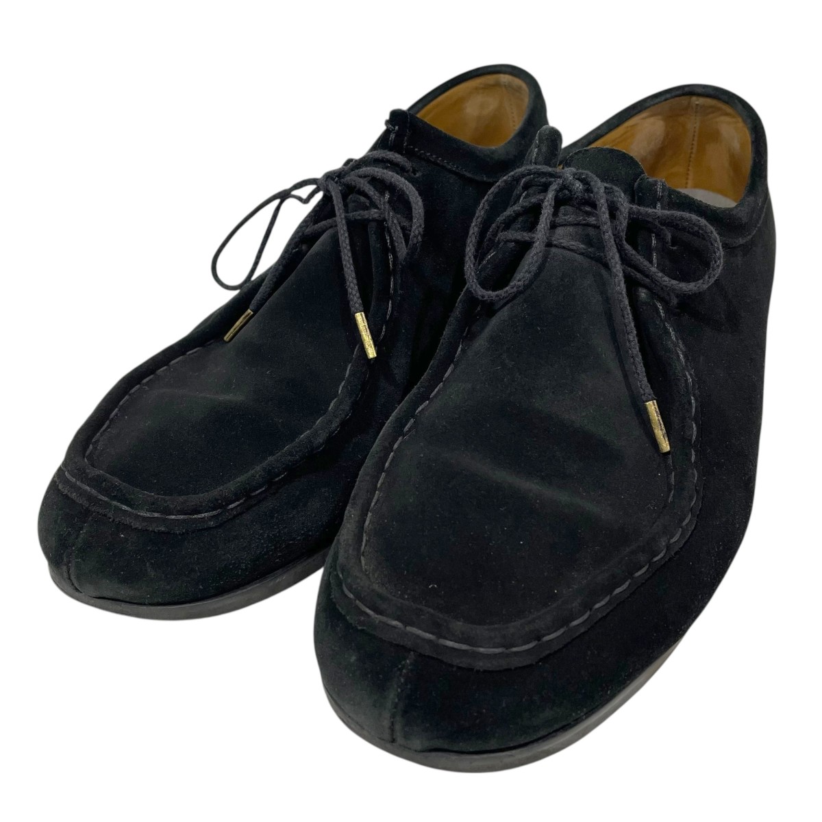 【中古】<br>FOOTWORKS<br>スウェードチロリアンシューズ TYROL Shoes タイロールシューズ FW02-01 ブラック サイズ：27cm<br>