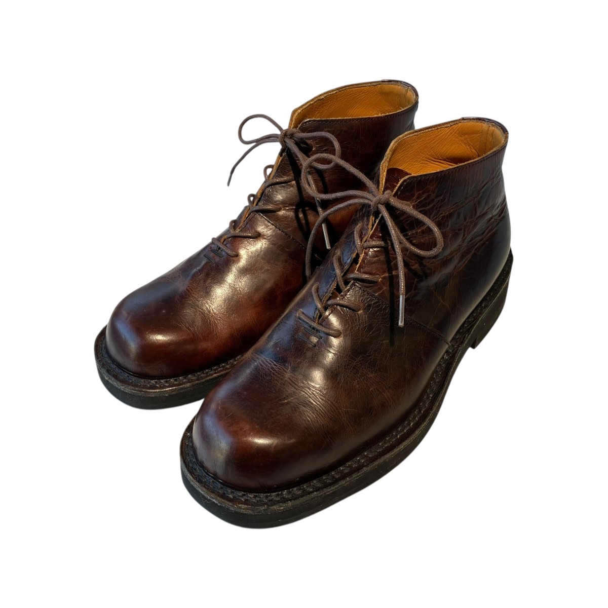 【中古】 Y’S for men　 5ホールシューズ ブラウン サイズ：6 【270326】（ワイズフォーメン）