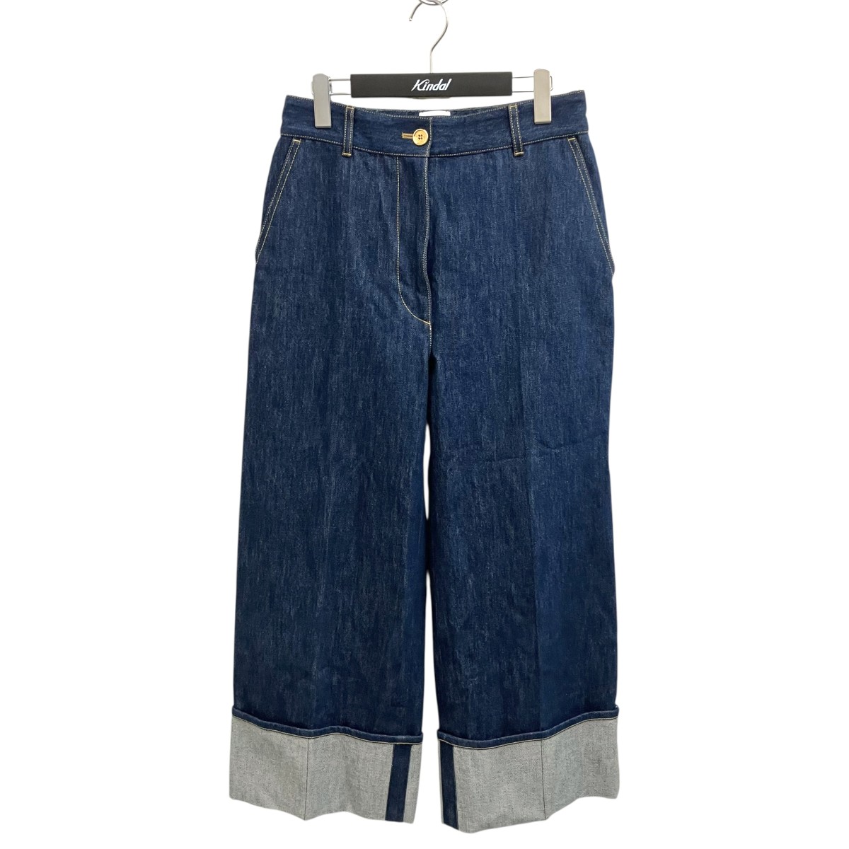 【中古】Patou アイコニック デニム パンツ デニムパンツ TR0030008602D インディゴ サイズ：38 【270326】（パトゥ）