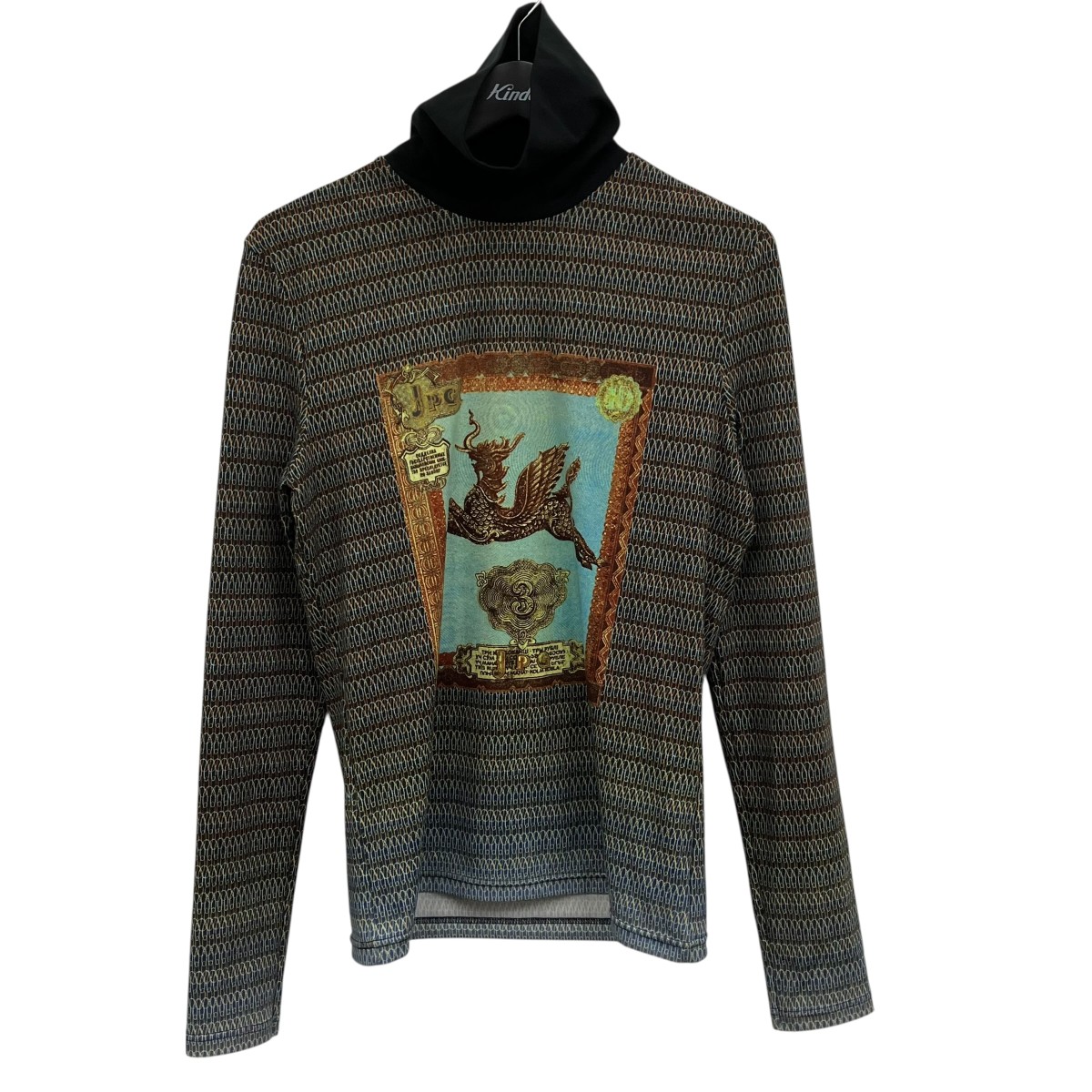 【中古】Jean Paul GAULTIER CLASSIQUE タートルネックカットソー マルチ色合い 大きさ：48 【270326】（ジャンポールゴルチエクラシック）