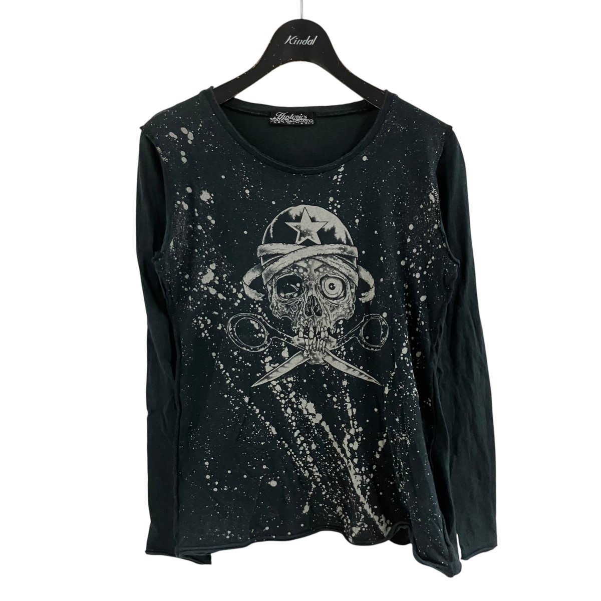 【中古】Hysteric Glamour スカルプリントカットソー 黒いこと 大きさ：Free 【270326】（ヒステリックグラマー）
