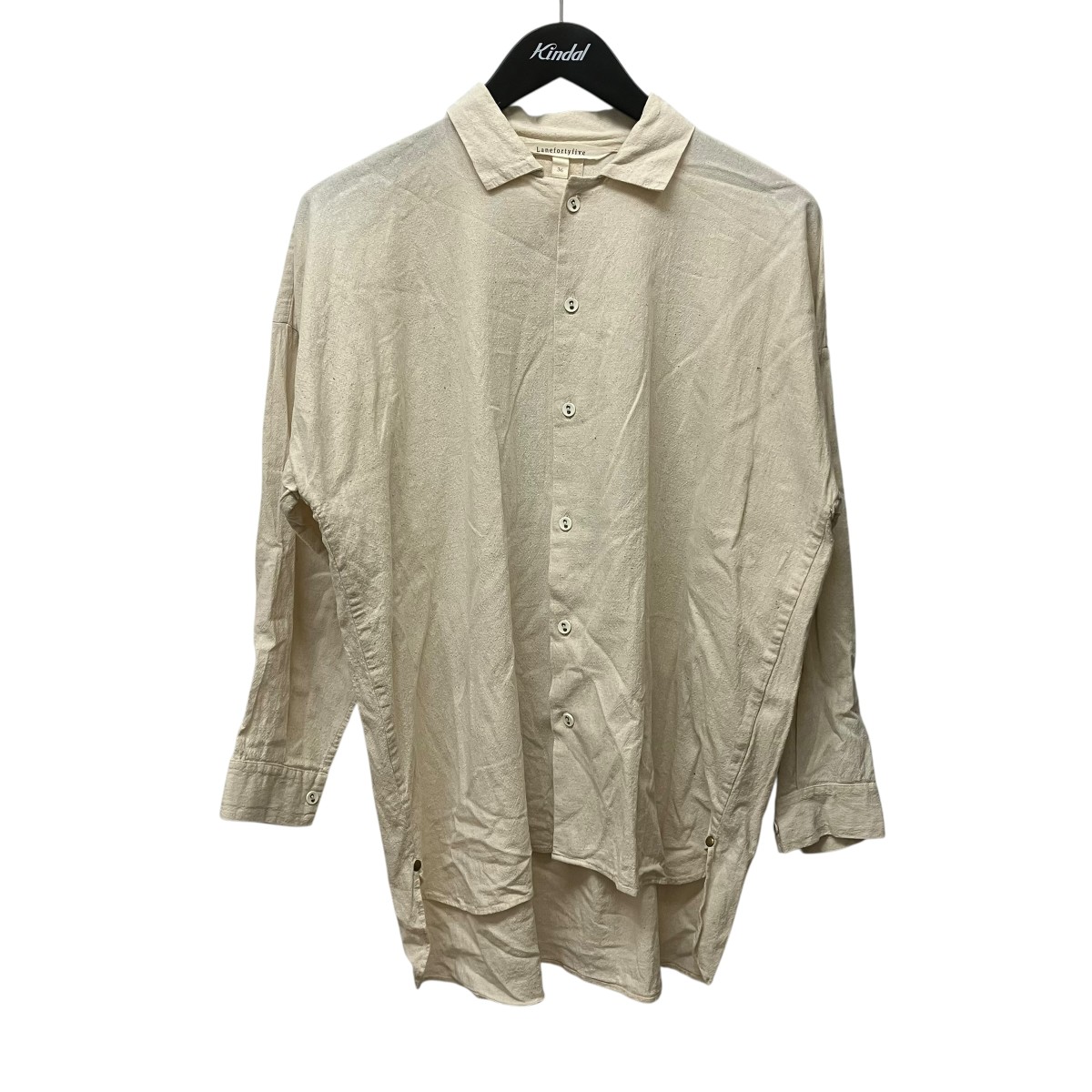 【中古】 lanefortyfive　 コットンシャツ アイボリー サイズ：36 【270326】（レーンフォーティーファイブ）