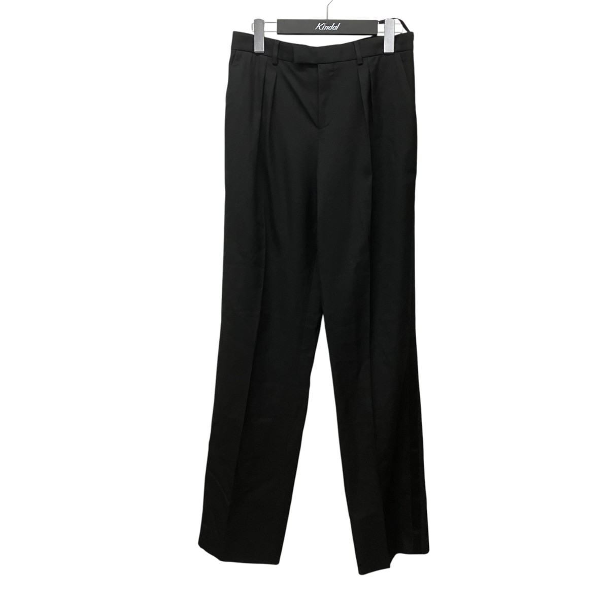 【中古】CELINE サイドラインスラックス 2P688650D 黒いこと 大きさ：36 【270326】（セリーヌ）