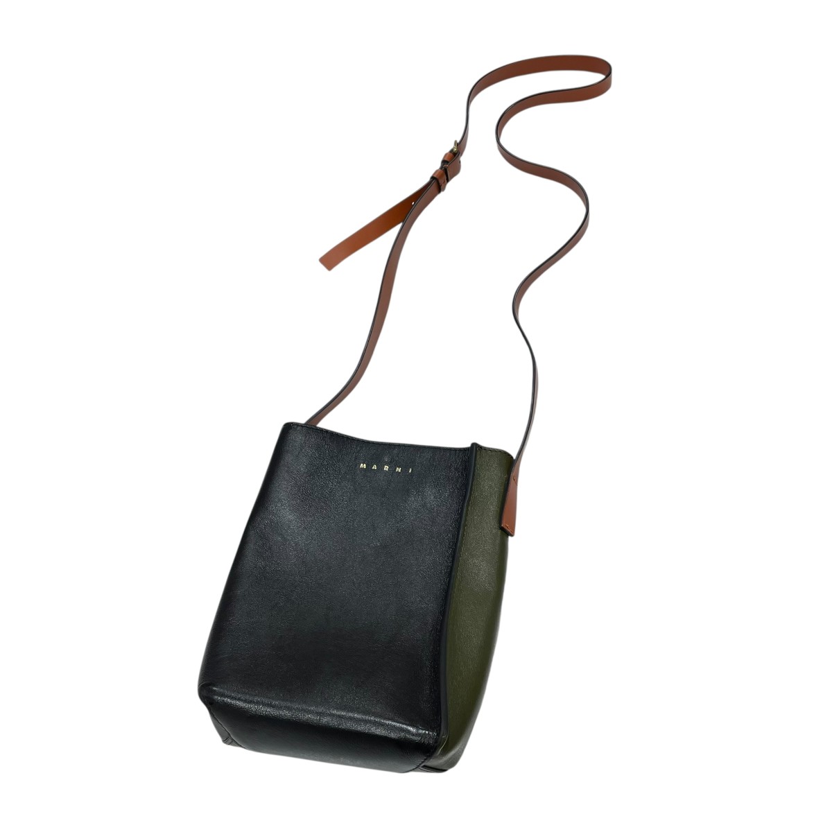 【中古】 MARNI　 ショルダーバッグ SBMP0084U0 グリーン×ブラック 【270326】（マルニ） 20,557円