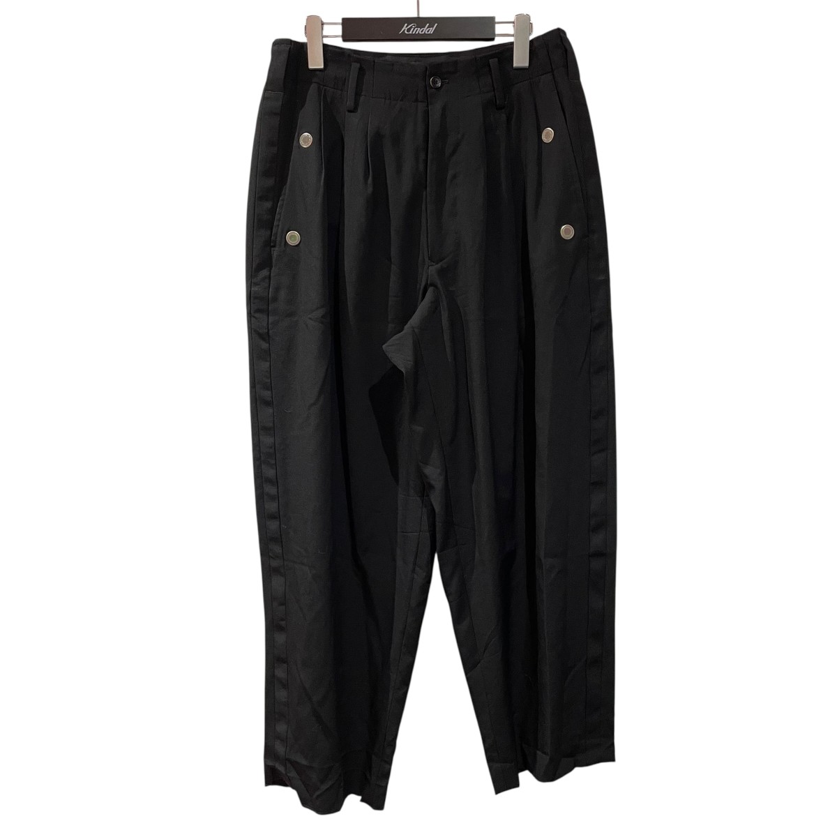 【中古】 Yohji Yamamoto pour homme　 88SS 19復刻 パンツ HD-P31-107 ブラック サイズ：2 【270326】（ヨウジヤマモトプールオム）