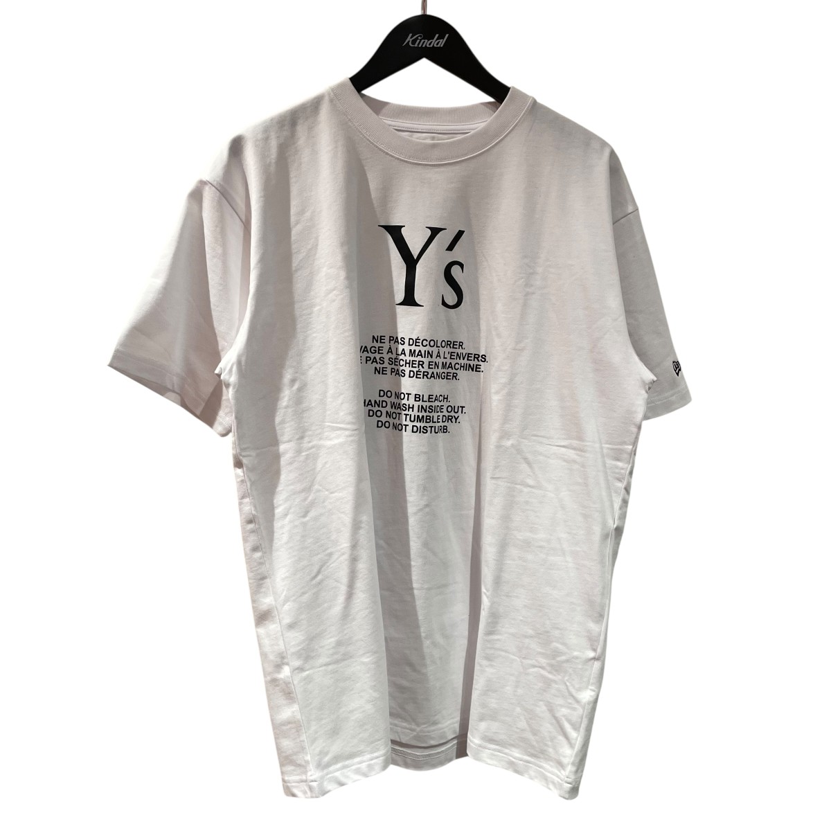 【中古】 Y’s×New Era　 半袖Tシャツ YJ-T80-950 ホワイト サイズ：4 【270326】（ワイズ×ニューエラ）