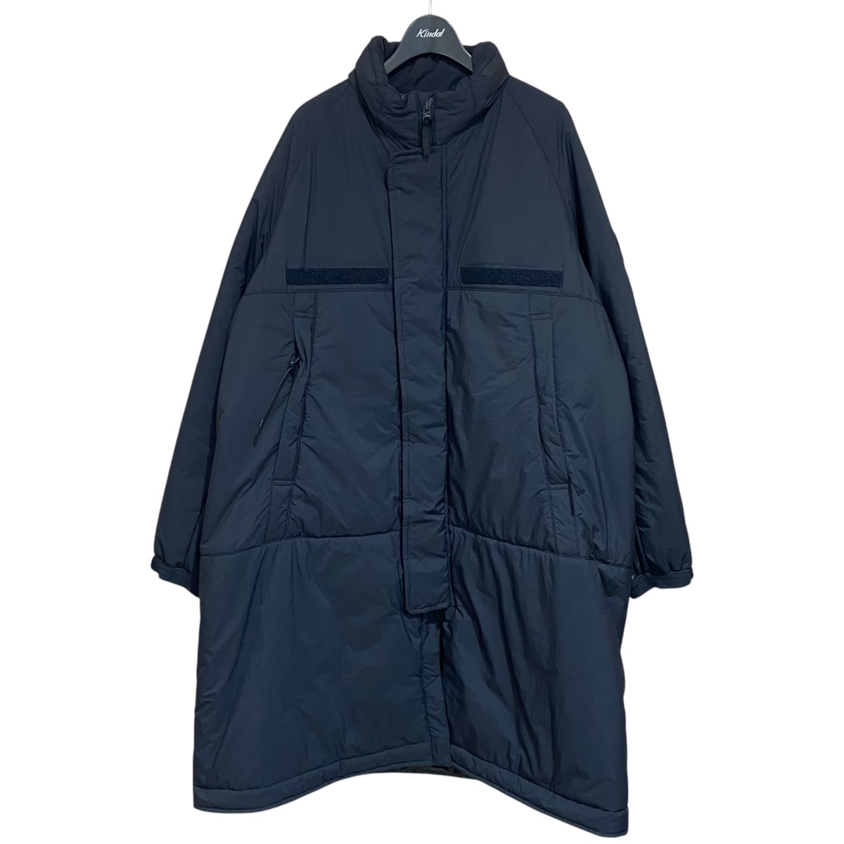 【中古】 COMME des GARCONS HOMME　 エステルリップクロス PRIMALOFT 中綿コート HJ-C007 ブラック サイズ：L 【270326】（コムデギャルソンオム）