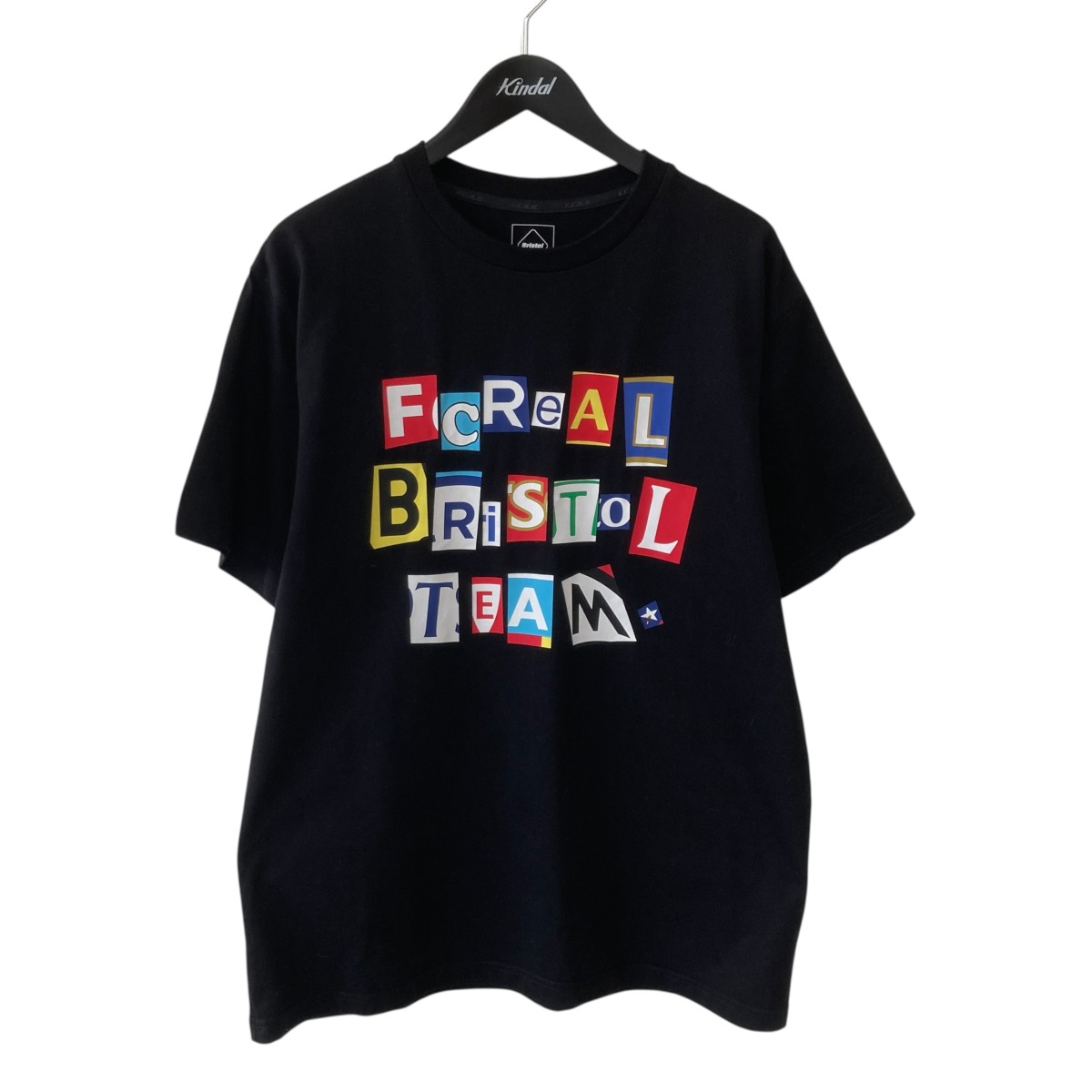 【中古】 F．C．R．B．　 半袖カットソー FCRB-230075 ブラック サイズ：XL 【280326】（エフシーアールビー）