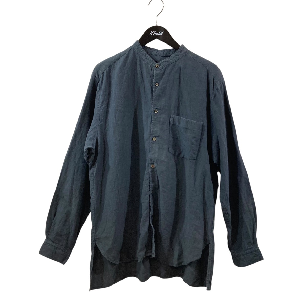 【中古】 CONFECT バンドカラーシャツ 02205-0011 ネイビー サイズ：4 【価格見直し】