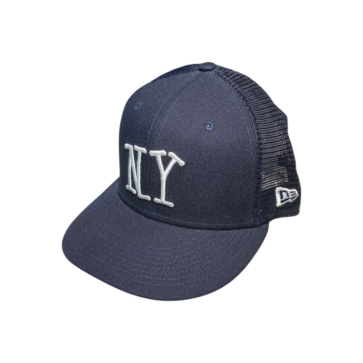 【中古】 stussy　 NY MESH BACK NEW ERA CAP メッシュキャップ ネイビー サイズ：7 1/2 【280326】（ステューシー）