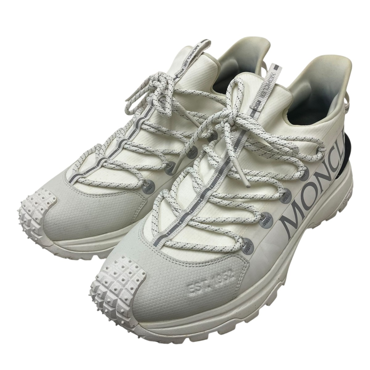 【中古】 MONCLER　 Trailgrip Lite2 ローカットスニーカー ホワイト サイズ：42 【280326】（モンクレール）