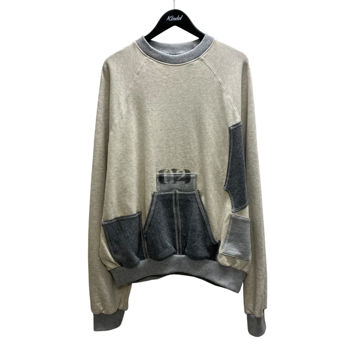 【中古】 SeCND SLF　 クルーネックスウェット グレー サイズ：M 【280326】（セカンドセルフ）