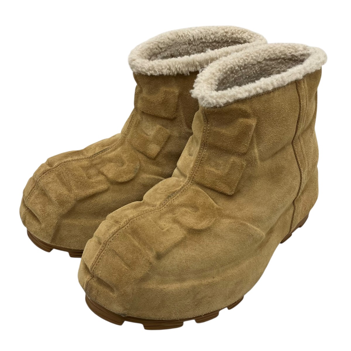 【中古】 DIESEL　 D-HAMMER CH MD スエードアンクルブーツ ベージュ サイズ：41 【280326】（ディーゼル）