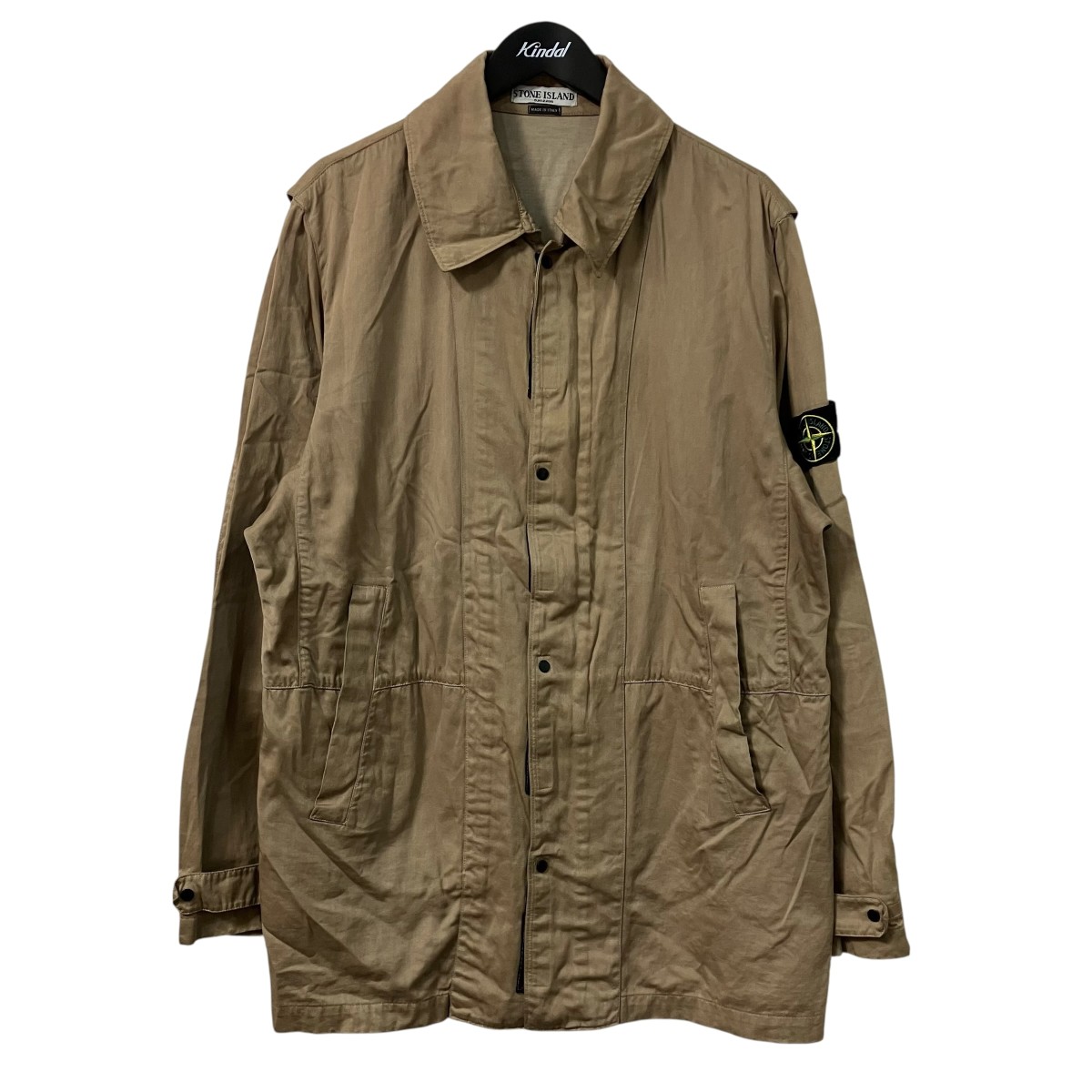 【中古】STONE ISLAND 綿織物上衣 カーキ 大きさ：M 【280326】（ストーンアイランド）