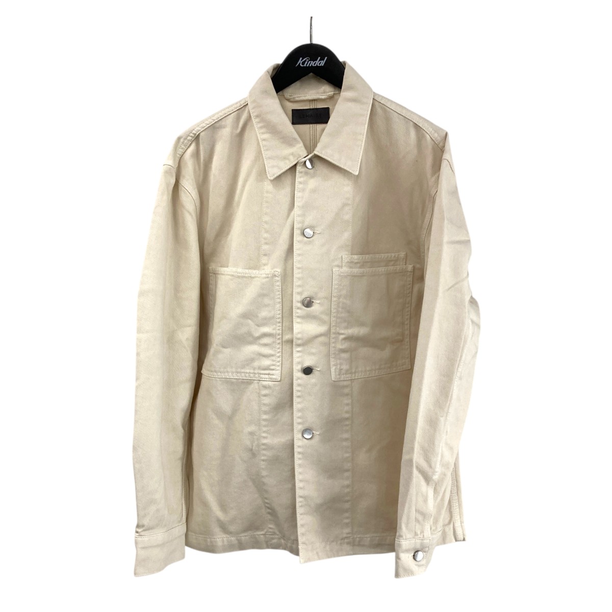 【中古】\u003cBR\u003eLEMAIRE\u003cBR\u003eBFG-55230 WORKWEAR OVERSHIRT 上衣 象牙色 大きさ：46\u003cBR\u003e【必要経費思いかえす】
