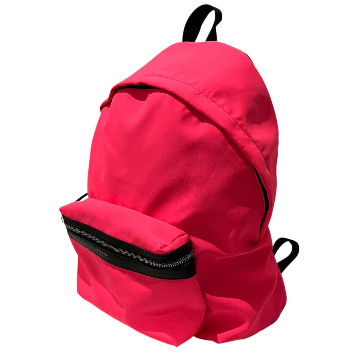 【中古】 Saint Laurent Paris　 バックパック 326865 ピンク×ブラック 【280326】（サンローランパリ）