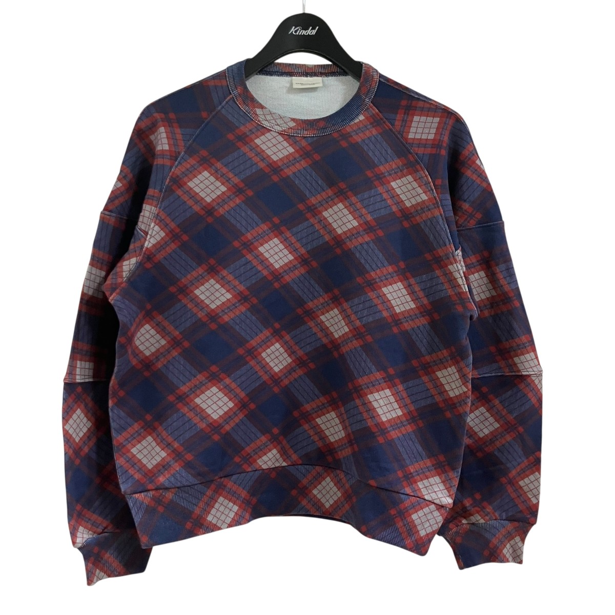 【中古】\u003cBR\u003eDRIES VAN NOTEN\u003cBR\u003e薄っぺら編み物 赤いこと×青色 大きさ：S\u003cBR\u003e【通貨価値思いなおす】
