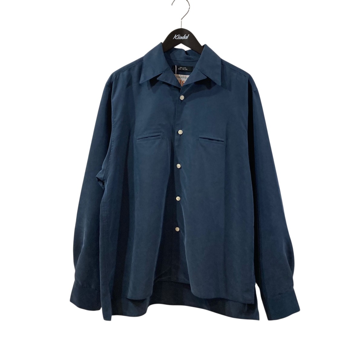 【中古】 RICE NINE TEN 長袖シャツ ネイビー サイズ：2 【価格見直し】