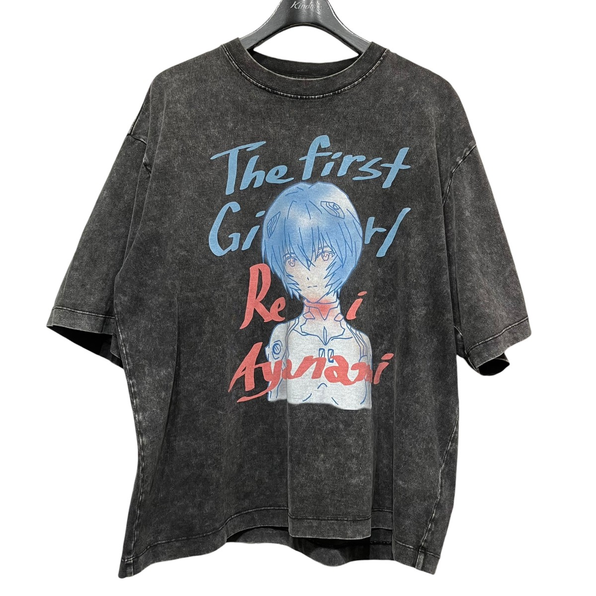 【中古】 MAISON SPECIAL　 Prime-Over Crew Neck T-Shirt 綾波プリントTシャツ 11251411234 ブラック サイズ：01 【280326】（メゾンスペシャル）