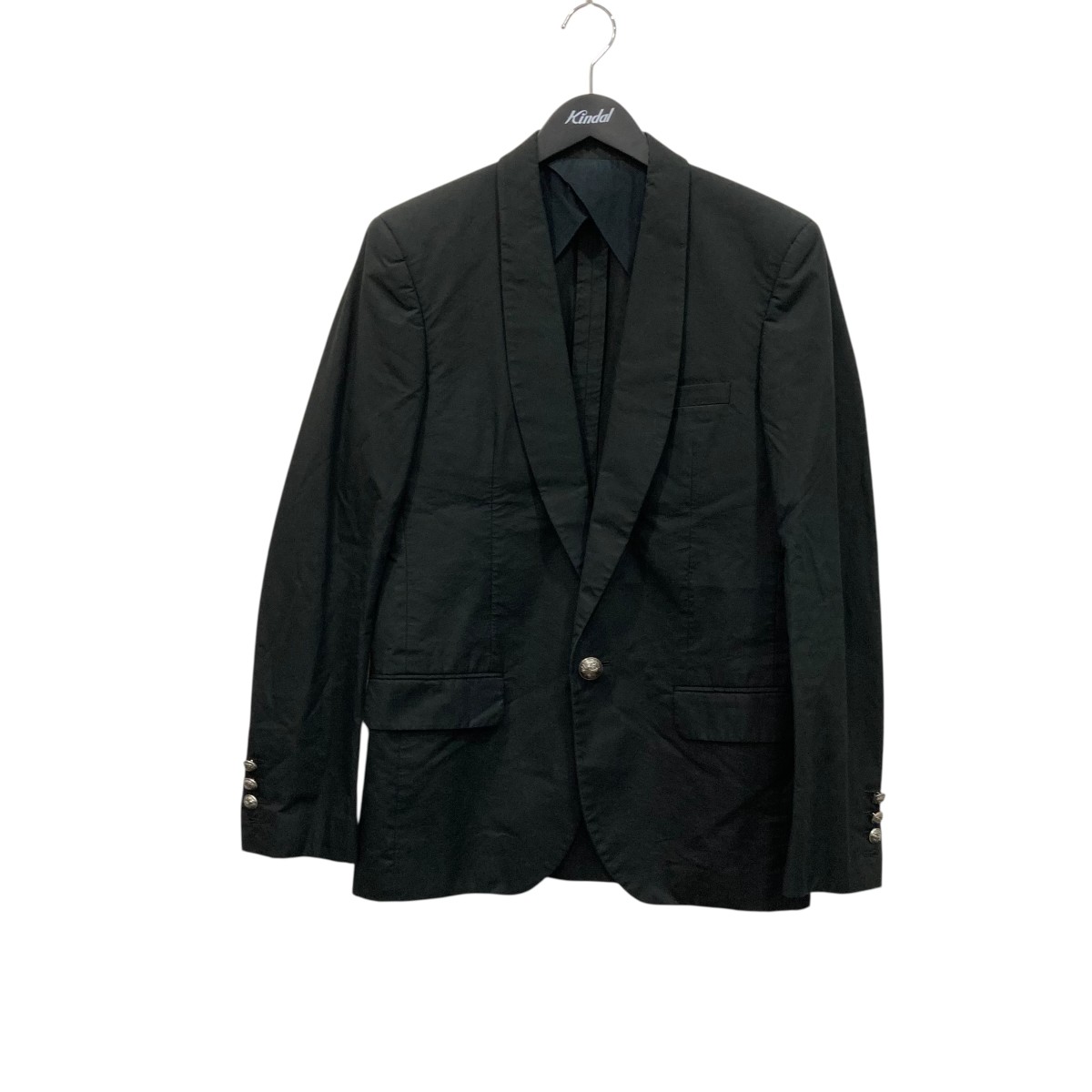 【中古】 BALMAIN　 ジャケット S8H7000T278 ブラック サイズ：46 【290326】（バルマン）