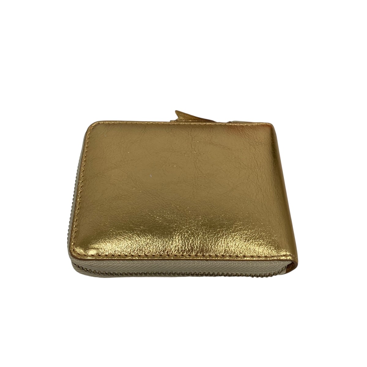 【中古】 COMME des GARCONS　 二つ折り財布 SA3100EL ゴールド 【290326】（コムデギャルソン）